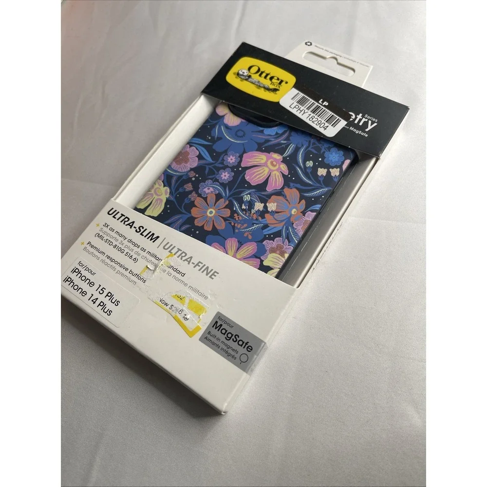 OtterBox Symmetry Series for MagSafe Case iPhone 15 Plus 14 Plus Floral